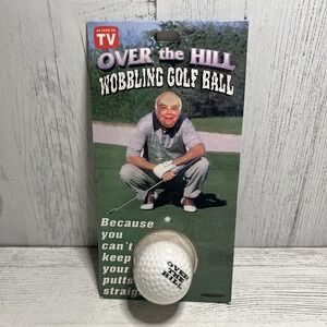 Wobbling Golf‎ Ball Gag Gift Over The Hill  Novelty Golf Ball